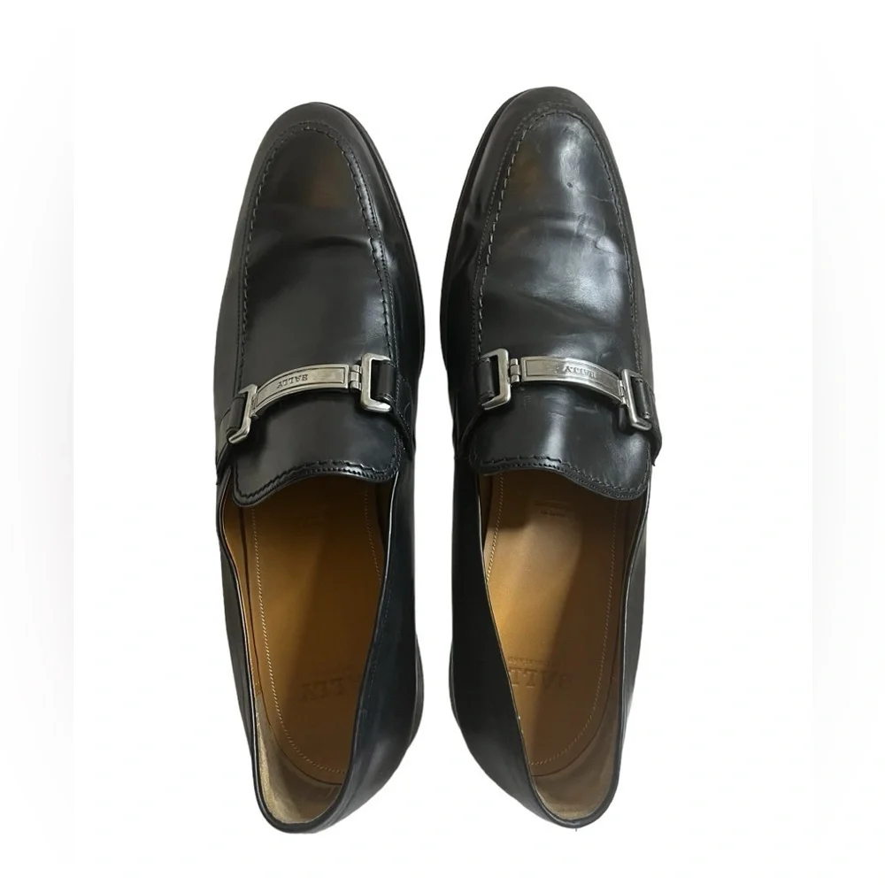 Bally Switzerland Lebel Horse Bit Loafers Mens  Size US 10.5D